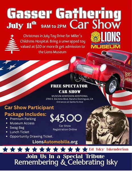 Gasser Gathering Car Show flyer July 2026